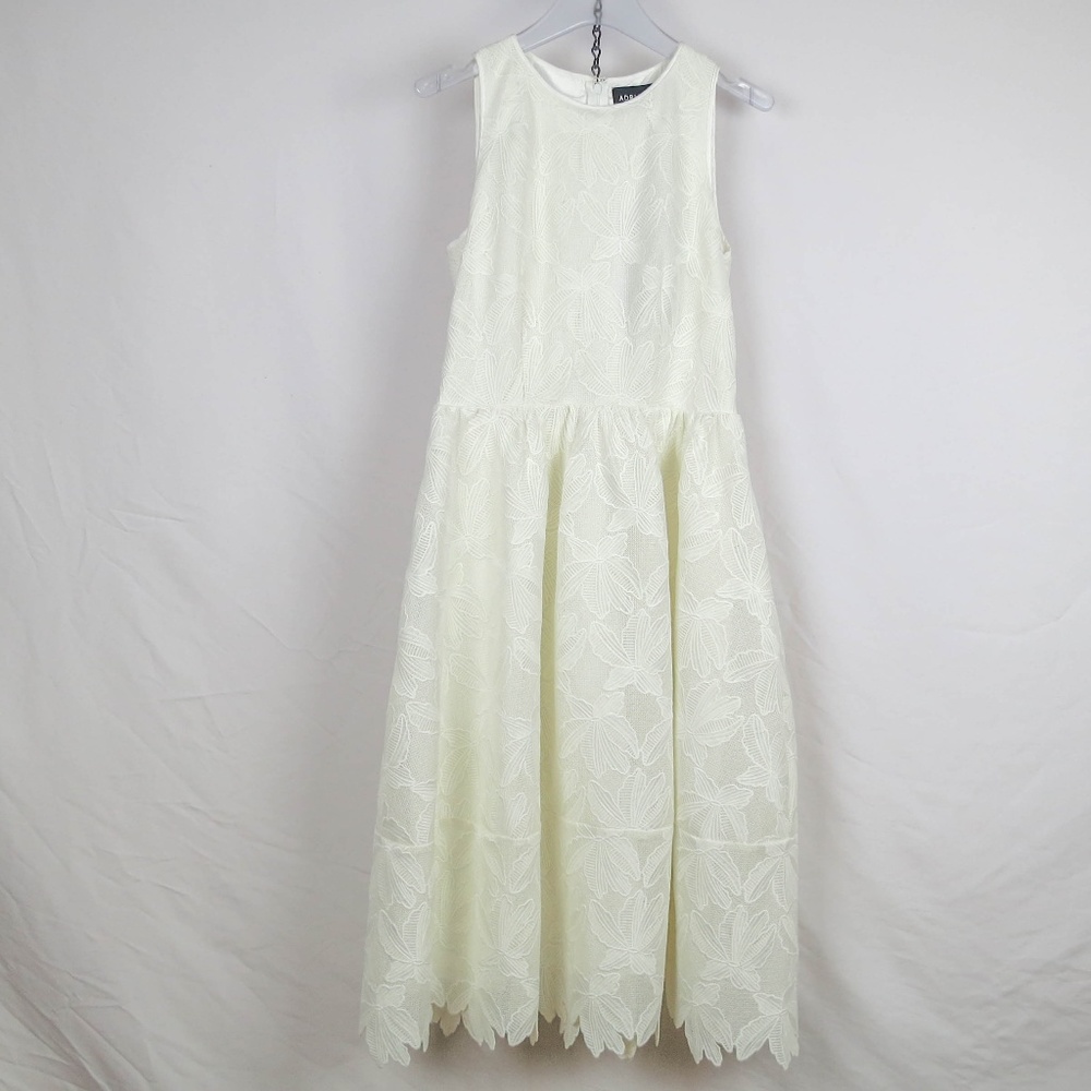 Cream lace dress size small